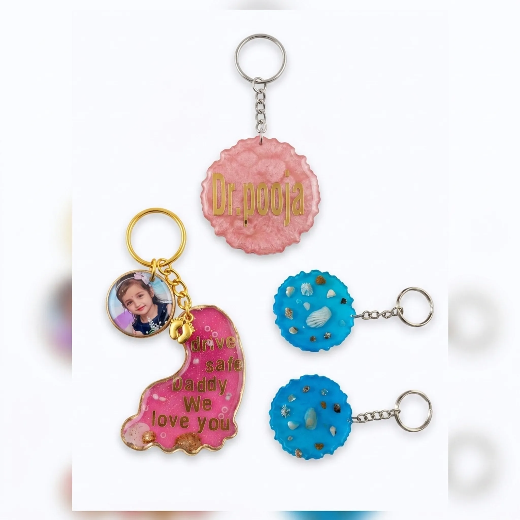 Designation + Name Keychain